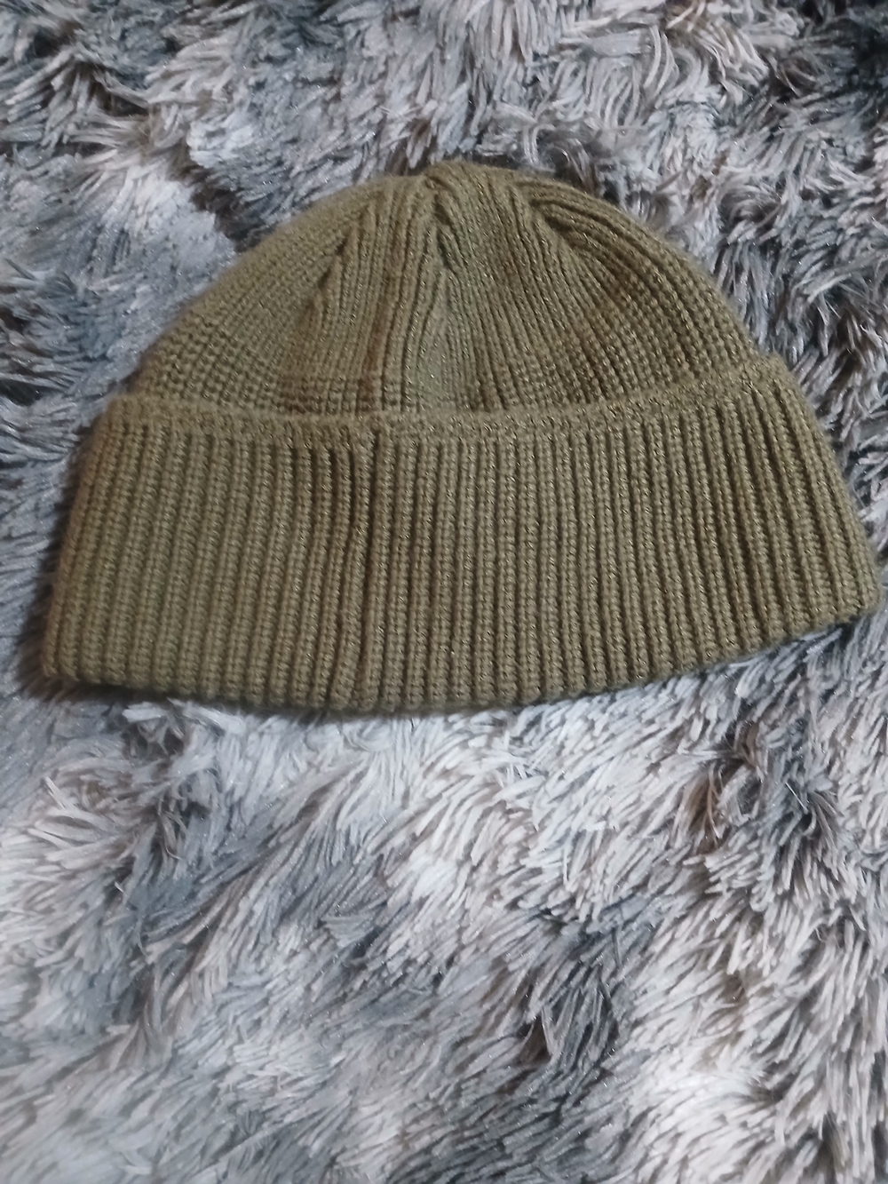 Rare Ralph Lauren Polo Marine Olive Green Patch Knit Hat - Picture 4 of 8